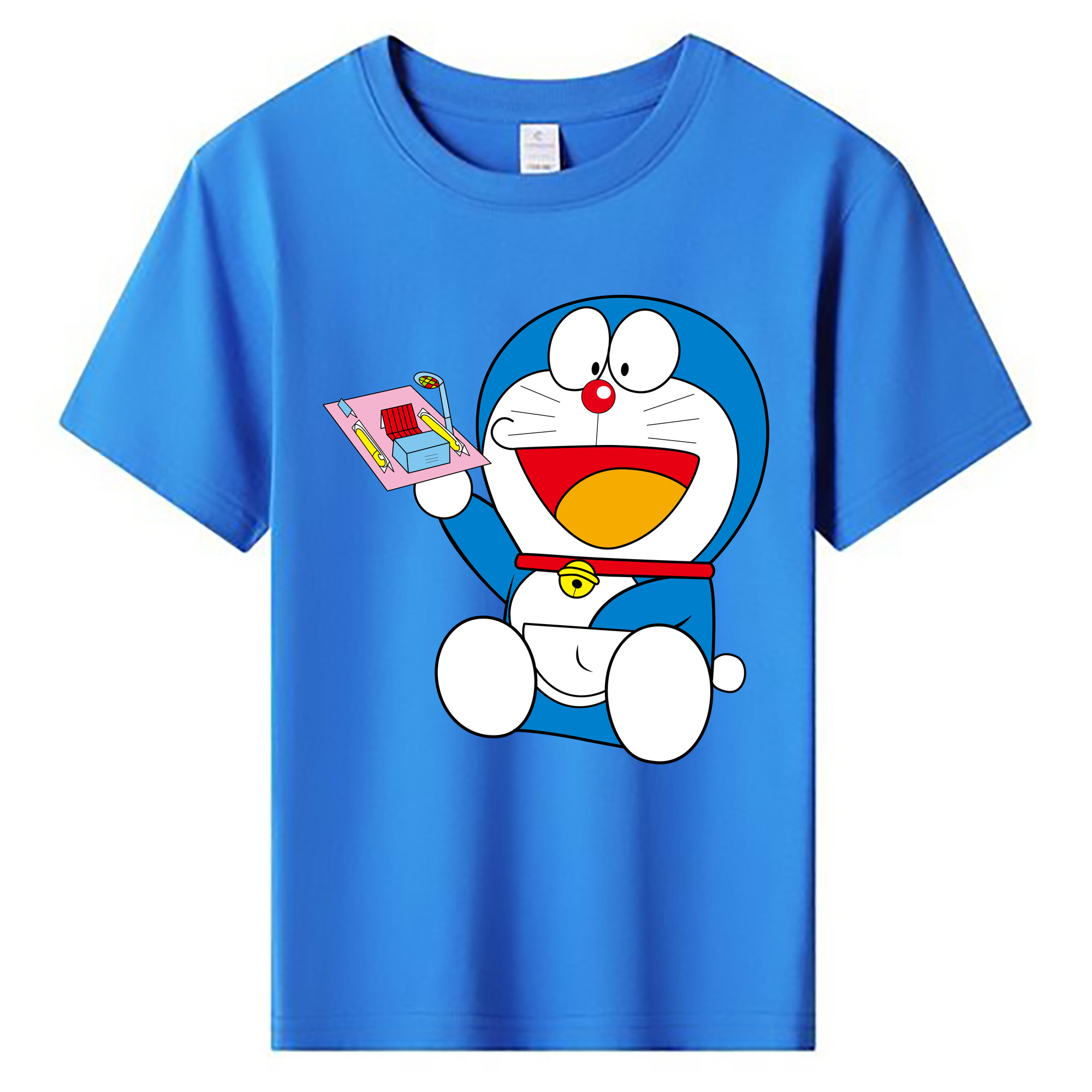 （画像用） ドラえもん Doraemon 綿100％キッズTシャツ（フロントプリント）